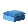Modern L-Shaped Sectional Sofa with Chaise Ottoman - Deep and Comfortable Modular Design
