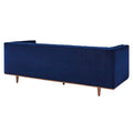 Performance Velvet Tufted Sofa by Elation
