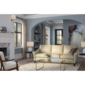 Sienna Authentic Leather Midcentury Modern Loveseat