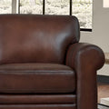 Hydeline Brookfield Premium Top Grain Leather Sofa and Chair Set