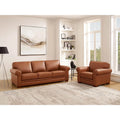 Hydeline Brookfield Premium Top Grain Leather Sofa and Chair Set