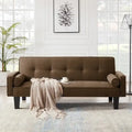 Convertible Sofa Bed for Living Room with Two Pillows Included