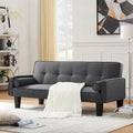 Convertible Sofa Bed for Living Room with Two Pillows Included