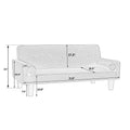 Convertible Sofa Bed for Living Room with Two Pillows Included