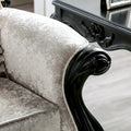 Clarissa Traditional Sofa Set by Furniture of America - Featuring Button Tufted Back and Accent Pillows