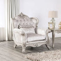 Clarissa Traditional Sofa Set by Furniture of America - Featuring Button Tufted Back and Accent Pillows