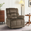MCombo Heated Massage Electric Recliner Chair for Living Room - Fabric R6233