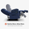 MCombo Heated Massage Electric Recliner Chair for Living Room - Fabric R6233