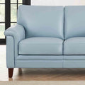 Hydeline Westcott Premium Top Grain Leather Sofa with Memory Foam and Spring Support