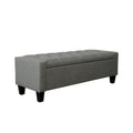 Porthos Home Wren Upholstered Button-Tufted Storage Bench