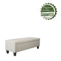 Porthos Home Wren Upholstered Button-Tufted Storage Bench