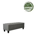 Porthos Home Wren Upholstered Button-Tufted Storage Bench