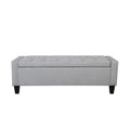Porthos Home Wren Upholstered Button-Tufted Storage Bench