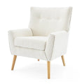 Christopher Knight Home Almond Boucle Tufted Back Accent Chair