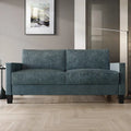 CraftPorch Velvet Upholstered Mid-Century Modern Corduroy 2-Piece Living Room Set