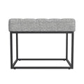 HomePop Theodore Upholstered Ottoman