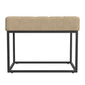HomePop Theodore Upholstered Ottoman