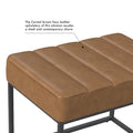 HomePop Theodore Upholstered Ottoman