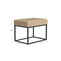 HomePop Theodore Upholstered Ottoman