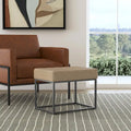 HomePop Theodore Upholstered Ottoman
