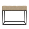 HomePop Theodore Upholstered Ottoman