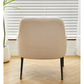 Mid-Century Velvet Accent Chair with Slope Arms