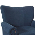 COZYMAN Contemporary Upholstered Armchair Set of 2 - Solid Wood Accent Chairs in Fabric/Faux Leather for Living Room