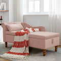Modern Upholstered Chaise Lounge Chair with Storage & Pillow - Ideal for Bedroom Relaxation and Sleeping