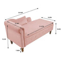 Modern Upholstered Chaise Lounge Chair with Storage & Pillow - Ideal for Bedroom Relaxation and Sleeping