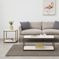 Caffoz Tall Side Table with Storage Shelf