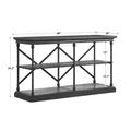 iNSPIRE Q Artisan Barnstone Iron and Wood Entryway Console Table