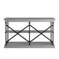 iNSPIRE Q Artisan Barnstone Iron and Wood Entryway Console Table