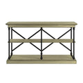 iNSPIRE Q Artisan Barnstone Iron and Wood Entryway Console Table