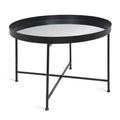 Kate and Laurel Celia 28.25-Inch Round Metal Coffee Table