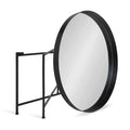 Kate and Laurel Celia 28.25-Inch Round Metal Coffee Table