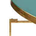 Kate and Laurel Celia 28.25-Inch Round Metal Coffee Table