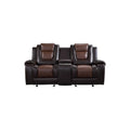 Grete Brown Luxury Faux Leather Living Room Collection