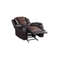 Grete Brown Luxury Faux Leather Living Room Collection