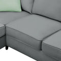 Versatile Reversible Sectional Sofa with Ottoman - Flexible Combination Module