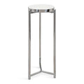Kate and Laurel Aguilar Glamorous Drink Table - 9x9x23 Inches