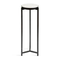 Kate and Laurel Aguilar Glamorous Drink Table - 9x9x23 Inches