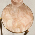 Kate and Laurel Aguilar Glamorous Drink Table - 9x9x23 Inches