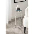 Kate and Laurel Aguilar Glamorous Drink Table - 9x9x23 Inches