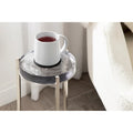 Kate and Laurel Aguilar Glamorous Drink Table - 9x9x23 Inches