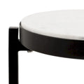 Kate and Laurel Aguilar Glamorous Drink Table - 9x9x23 Inches