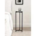 Kate and Laurel Aguilar Glamorous Drink Table - 9x9x23 Inches
