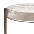 Kate and Laurel Aguilar Glamorous Drink Table - 9x9x23 Inches