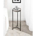 Kate and Laurel Aguilar Glamorous Drink Table - 9x9x23 Inches
