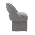 Modern Elegant Boucle Upholstered Accent Chair with MDF Wood Frame for Home Office, Living Room, and Bedroom