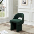 Modern Elegant Boucle Upholstered Accent Chair with MDF Wood Frame for Home Office, Living Room, and Bedroom